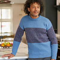 Benjamin Men's Block Jumper by Jenny Watson