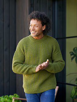 Christopher Mens Textured Jumper by Jenny Watson