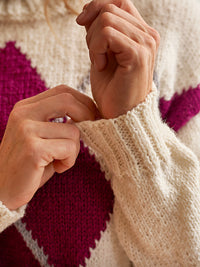 Samantha Women's Argyle Jumper by Jenny Watson