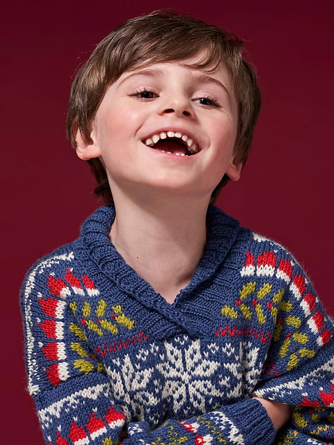 Felix Boys Festive Jumper by Rosee Woodland
