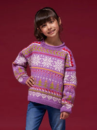 Olive Girls Festive Jumper by Rosee Woodland