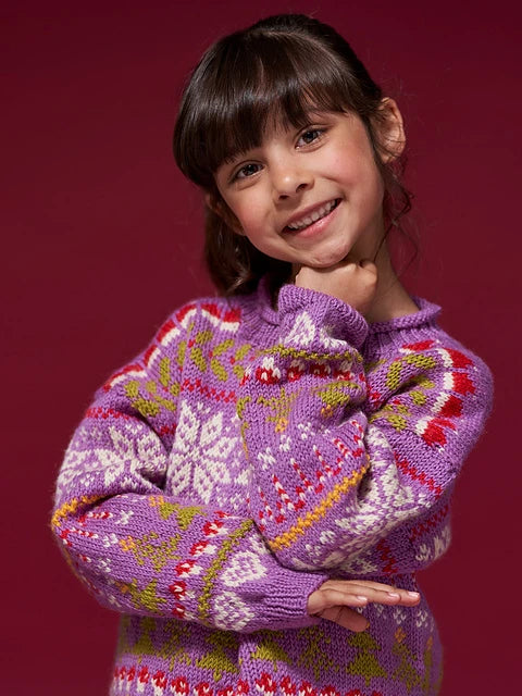 Olive Girls Festive Jumper by Rosee Woodland