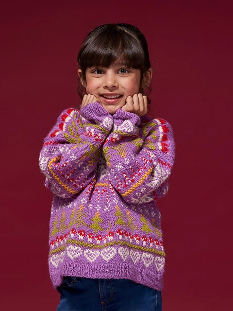 Olive Girls Festive Jumper by Rosee Woodland