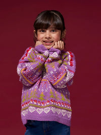 Olive Girls Festive Jumper by Rosee Woodland