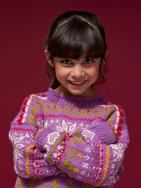 Olive Girls Festive Jumper by Rosee Woodland