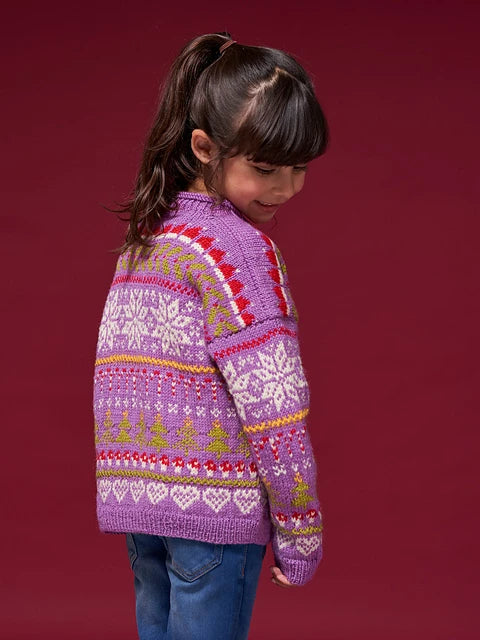 Olive Girls Festive Jumper by Rosee Woodland