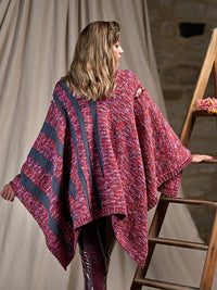 Harriet Poncho with Button Shoulder Detail by Zandra Rhodes