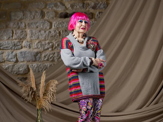 Leila Side Stripe Panel Jumper by Zandra Rhodes