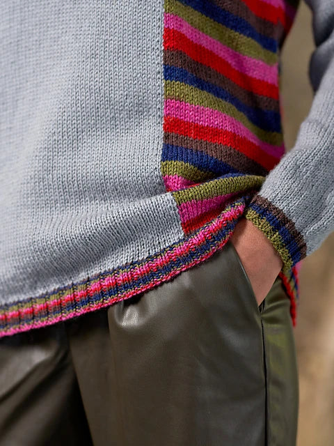 Leila Side Stripe Panel Jumper by Zandra Rhodes