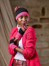 Susannah Ribbed Wrist Warmers by Zandra Rhodes