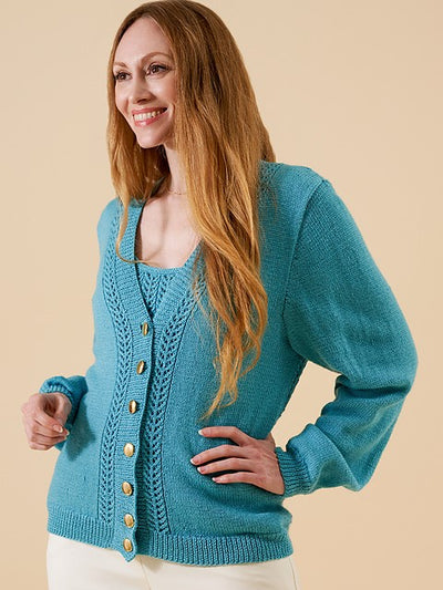 Emma Chevron Lace Twinset by Chloe Elizabeth Birch