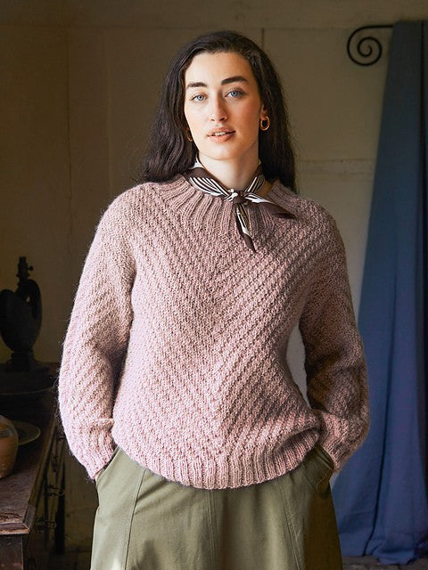 Guinevere Chevron Rib Jumper by Birch + Bliss
