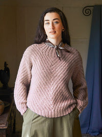 Guinevere Chevron Rib Jumper by Birch + Bliss