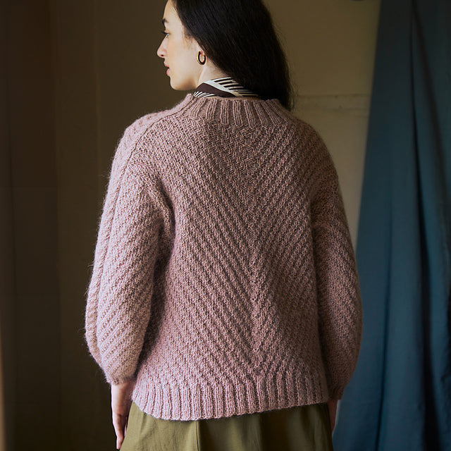 Guinevere Chevron Rib Jumper by Birch + Bliss