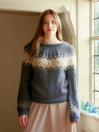 Xanthe Top-Down Yoke Jumper by Birch + Bliss