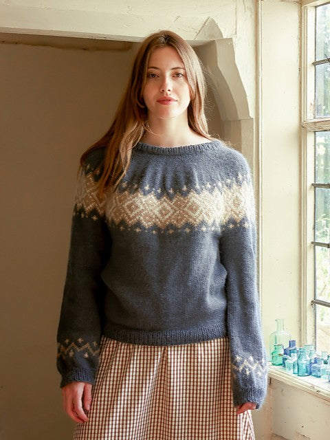 Xanthe Top-Down Yoke Jumper by Birch + Bliss