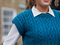 Ilkley Cabled Vest & Jumper by Sarah Hatton