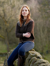 Ellerbeck Ladies Classic Fairisle Cardigan by Sarah Hatton