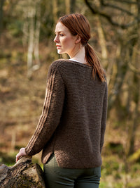 Hazelwood Ladies Garter Stitch Jumper by Sarah Hatton