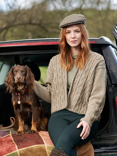 Ingleton Ladies Multiway Ripple Cardigan by Sarah Hatton