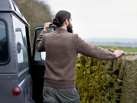 Malham Men's Cabled Jumper by Sarah Hatton