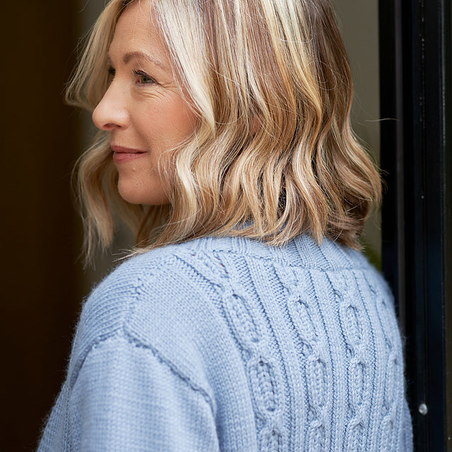 Celine Cable Back Cardigan & Jumper by Sarah Hatton