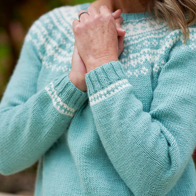 Sabine Colourwork Yoke Jumper by Sarah Hatton