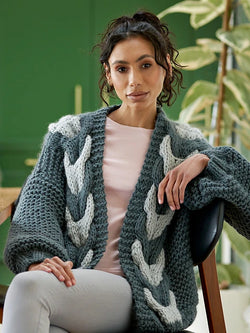Bohdi Cable Cardigan by Chloe Elizabeth Birch