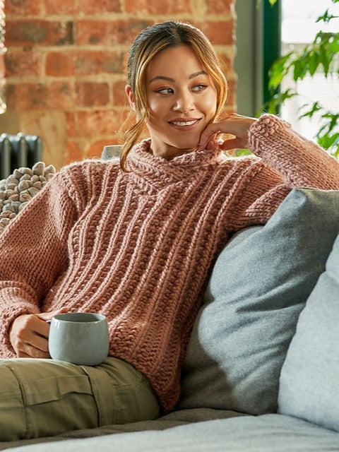 Veda Textured Rib Jumper by Chloe Elizabeth Birch – Wool and Company
