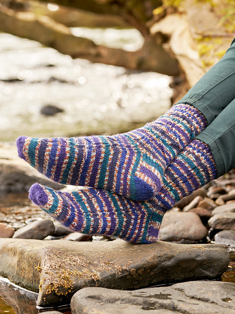 Starling Textured Socks by Winwick Mum