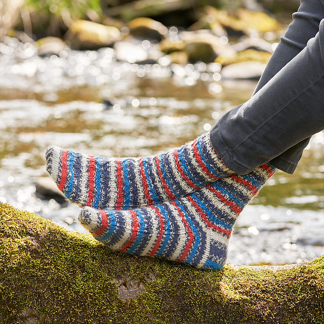 Swallow Hourglass Socks by Winwick Mum