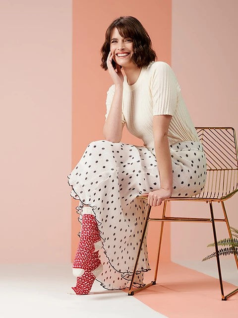 Maze Hand Knit Sock by Winwick Mum