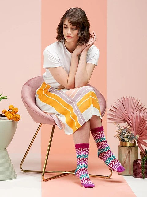 Roar Hand Knit Socks by Winwick Mum