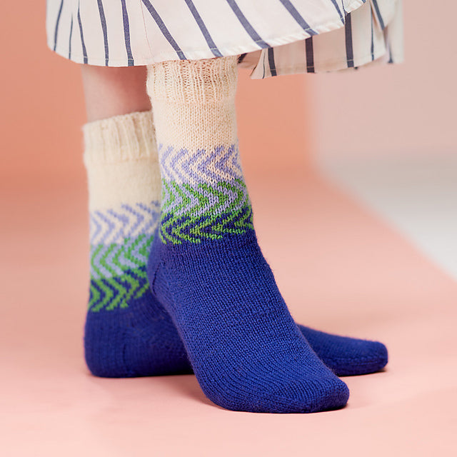 Zoom Knitted Socks by Winwick Mum