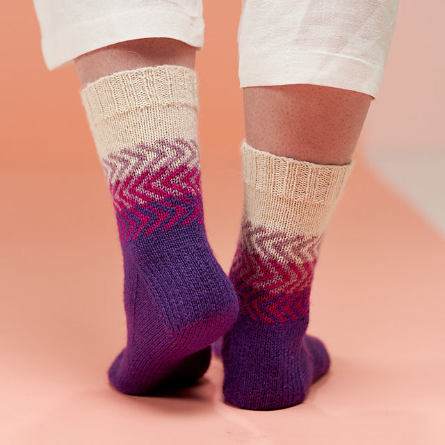 Zoom Knitted Socks by Winwick Mum