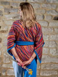 Cloud Belted Shawl with Ribbed Borders by Zandra Rhodes