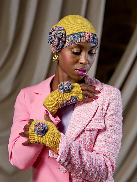 Susannah Ribbed Wrist Warmers 2 by Zandra Rhodes