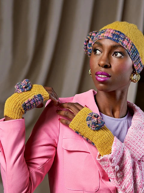 Susannah Ribbed Wrist Warmers 2 by Zandra Rhodes