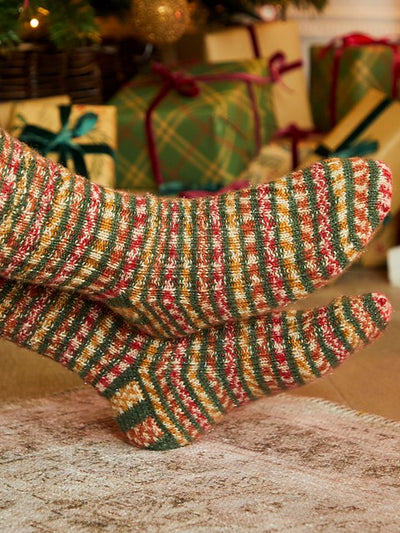 Noelle Knitted Socks by Winwick Mum