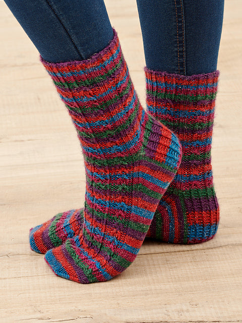 Twinkle Toes Hand Knit Sock by Winwick Mum