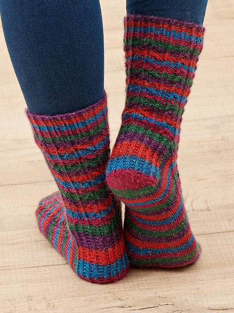 Twinkle Toes Hand Knit Sock by Winwick Mum