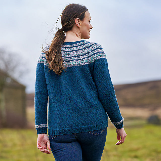 Adele Women's Slipstitch Yoke Jumper by Sarah Hatton