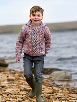 Cameron Children's Cabled Jumper & Hoody by Sarah Hatton