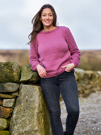 Coleen Women's Textured Sleeve Jumper by Sarah Hatton