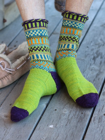 Warm Up with Colour Socks by Selma Kaplan
