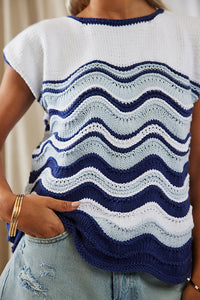 Wind and Waves Top by Yonca Ozbelli