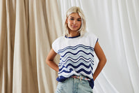 Wind and Waves Top by Yonca Ozbelli