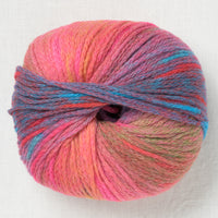 Lang Yarns Magnolia 14 Pink Orange Blue