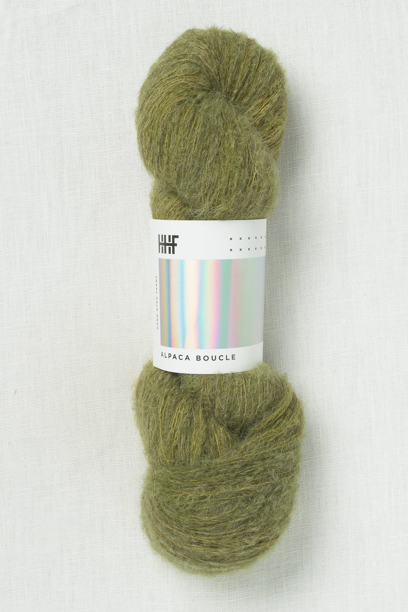 Hedgehog Fibres Alpaca Boucle Swamp Song (New)