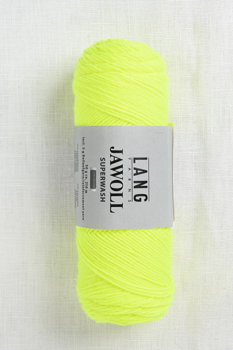Lang Yarns Jawoll 313 Fluorescent Yellow